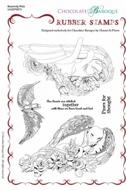 Heavenly Pets Unmounted Rubber stamp sheet - A5